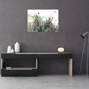 Obraz - Naturalny krajobraz, akwarela (70x50 cm)