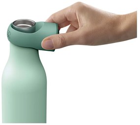 Miętowa podróżna butelka ze stali nierdzewnej 500 ml Loop – Joseph Joseph