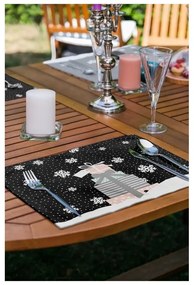 Tekstylne maty stołowe ze świątecznym motywem zestaw 6 szt. 35x45 cm – Mila Home