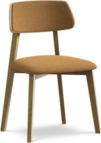 Krzesło z litego drewna w kolorze terakoty Niu – Makamii