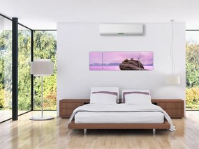Obraz kamienia w morzu (170x50 cm)
