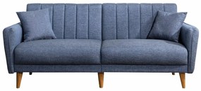 Sofa rozkładana Aqua ciemnoniebieska