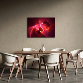 Nowoczesny obraz różowej abstrakcji (70x50 cm)