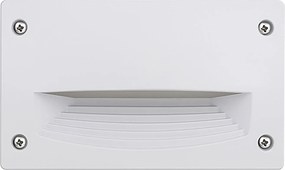 DEVON do wbudowania na zewn?trz, nowoczesny i uniwersalny styl - d?. 18,8 cm - prostok?tny - Gx53 LED T2 3W - ?ywica - Kselect - ip66 - ?ywica i biel