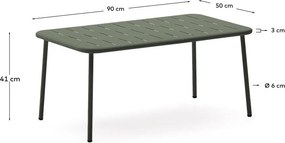 Stalowy stolik ogrodowy 50x90 cm Zivia – Kave Home