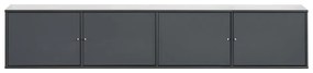 Antracytowa komoda pod TV Mistral 233