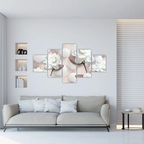 Obraz - Kwiat róży (125x70 cm)