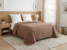 Narzuta na łóżko CALDERA, ciemny beżowy Rozmiar: 200 x 220 cm