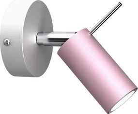 Różowy kinkiet z metalu - 4X K345 M5-C62