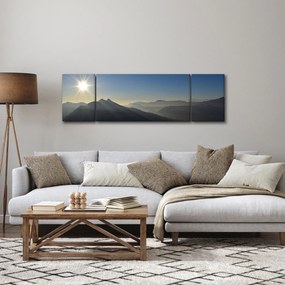 Obraz - Nad szczytami gór (170x50 cm)