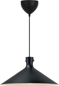 Nordlux - Lampa wisząca na przewodzie DORINA 1xE27/60W/230V czarna, śr. 45 cm