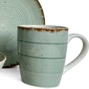 Banquet Zestaw obiadowy Spiral Green, 30 szt.