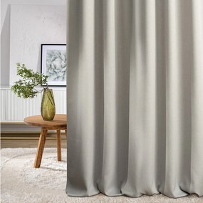 Zasłona zaciemniająca na taśmie marszczącej blackout strukturalny szary 140 x 280 cm 1 szt.