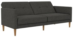 Ciemnoszara rozkładana sofa 82 cm Lilly – Støraa