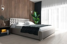 Łóżko tapicerowane Olewio 200x200 - 44 kolory