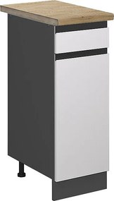 Szafka dolna do kuchni biały 30x60x81.6 r-line