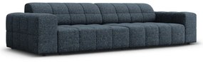 Niebieska sofa 244 cm Chicago – Cosmopolitan Design