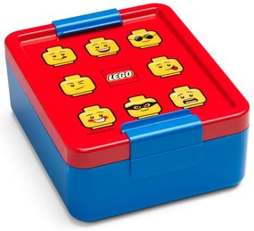 Zestaw czerwono-niebieskiego pojemnika na lunch i butelki LEGO® Iconic