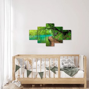 Obraz - Jeziora Plitwickie (125x70 cm)