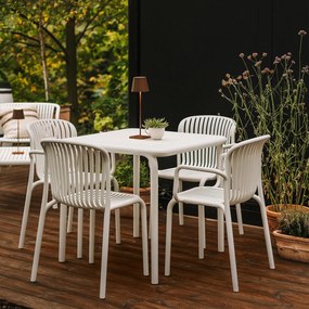 Kwadratowy stół ogrodowy Brene 80 cm, z tworzywa