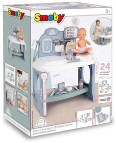 Smoby baby care centrum medyczne opieki dla lalek z elektronicznym tabletem + 24 akc.