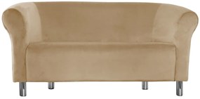Sofa Milo MG06 jasny brąz nogi chrom