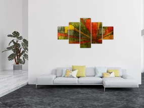 Obraz abstrakcji geometrycznej (125x70 cm)