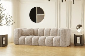 Sofa modułowa trzyosobowa Grand, tkanina Haga, Ecru