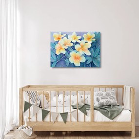 Obraz na szkle - Tropikalne krzewy (70x50 cm)
