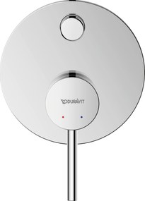 Duravit Circle jednouchwytowa bateria podtynkowa Chrom - 2 ujścia wody