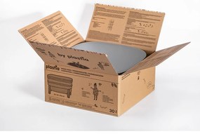 Szary kompostownik 30 l Urbalive – Plastia
