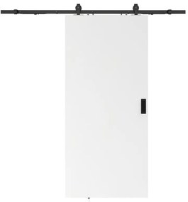 Drzwi przesuwne naścienne - wys. 205 x szer. 93 cm - MDF + białe PCV - VARIN II