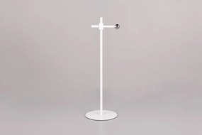Biała lampa stołowa LED ze ściemniaczem i klipsem (wys. 41 cm) Maxima – Trio