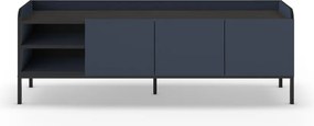 Niebieska szafka pod TV 160x55x42 cm Adara – Marckeric