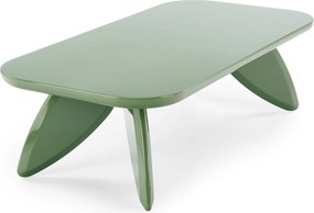 Stolik kawowy prostokątny Lumis 120 cm - jasny zielony