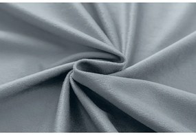 Zasłona zaciemniająca VELVET szaro-niebieska 140x250 cm (2 szt.), taśma marszczona