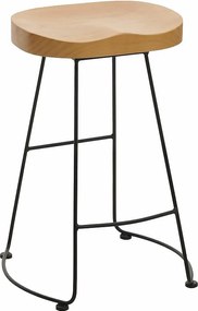 Stołek barowy MCW-N25,  natura