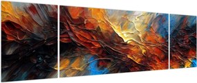 Obraz - Tekstura koloru (170x50 cm)