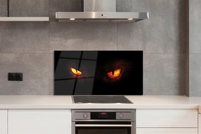 Szklany Panel Świecące oczy