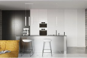 Biała metalowa lampa wisząca ø 8 cm Vittoria – Sollux