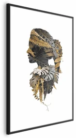 Plakat Człowiek dżungli 29,7x42 cm z ramą czarną z marginesem ARTGEIST B
