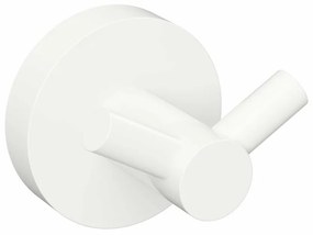 Sapho XR202W X-Round White podwójny wieszak, biały