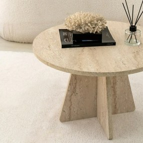 Stolik konferencyjny Mushroom Travertine