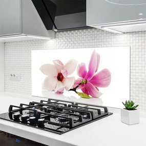 Szkło Ozdobne do Kuchni Romantyczna Kompozycja Kwiatowa