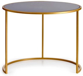 Zestaw stolików kawowych do salonu LUVO, metal, 2 sztuki