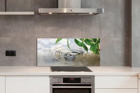 Szklany Panel Krystaliczny Plusk Wody