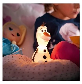 Philips 71768/08/16 -LED Lampa dziecięca DISNEY FROZEN OLAF LED/0,3W/2xAAA bałwanek