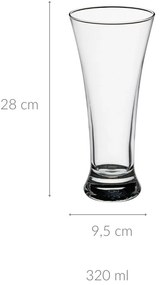 Szklanka do piwa PUB, 320 ml