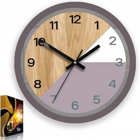 Zegar ścienny nowoczesny z cichym mechanizmem do salonu sypialni okrągły