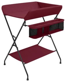 Czerwony rozkładany przewijak dla dzieci C3-D67